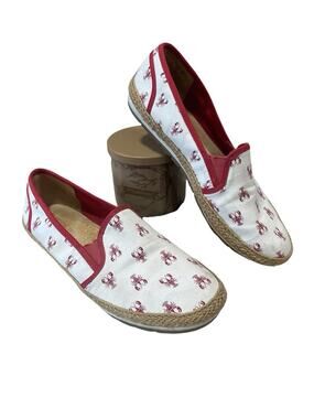 Naturalizer RAYNA Slip On N5 Comfort Shoes Women’s Sz 8 Lobster Print Espadrille